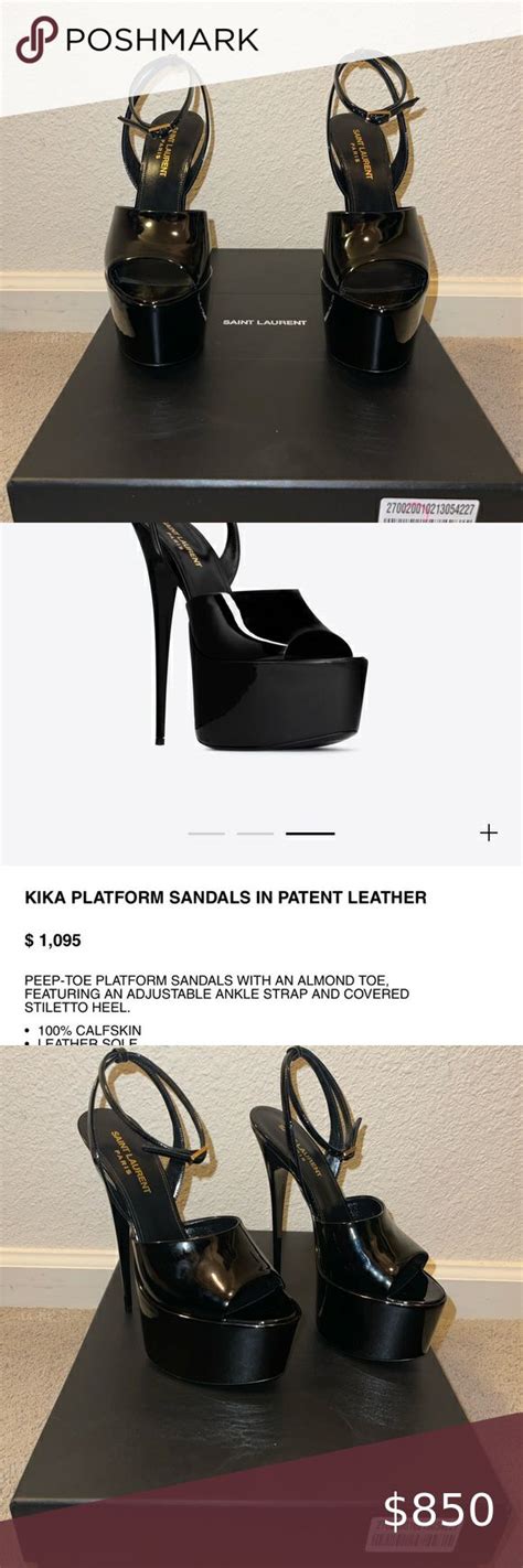 ysl platform shoes|saint laurent kika platform sandals.